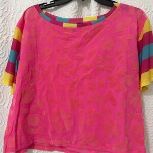 Crowned Athletics Pink Barbara Girl Top